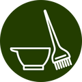 Color Icon Icon with color bowl & brush